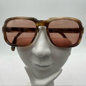 Vintage Optique Brown Oval Sunglasses Frames Lincoln